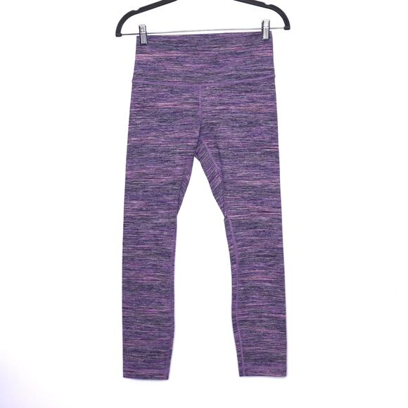 LULULEMON Wunder Under High-Rise Cropped Legging Blueprint Royal Ruby Women's 6 - Picture 1 of 9